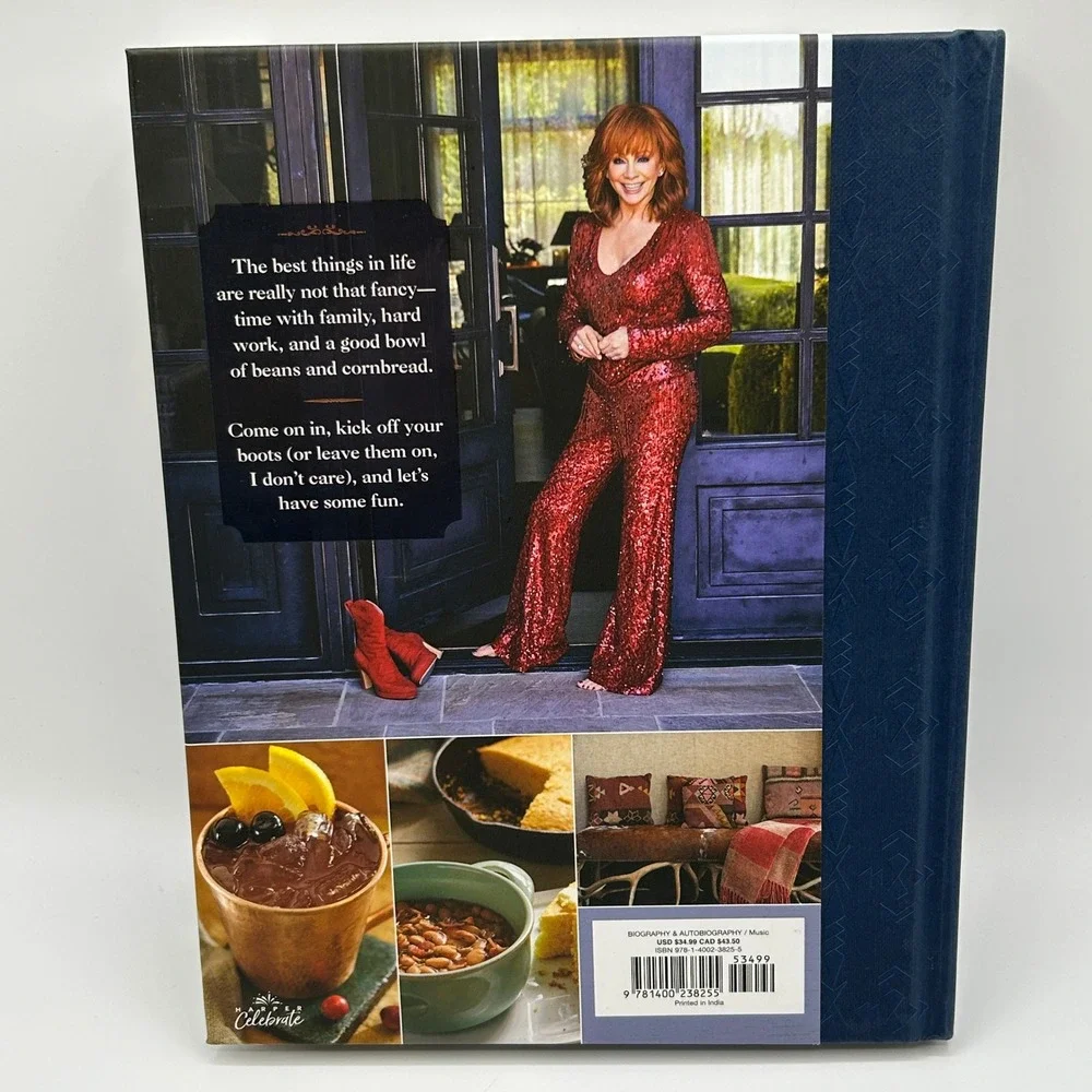 Reba McEntire Not That Fancy Cookbook Hardcover Garth Brooks Recipes Illustrated